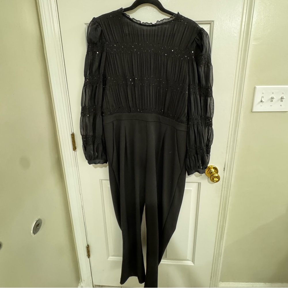 Express Black with sequins top Jumpsuit
